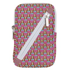 Girl Pink Belt Pouch Bag (small) by snowwhitegirl