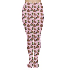 Cute Deer Pattern Pink Tights by snowwhitegirl