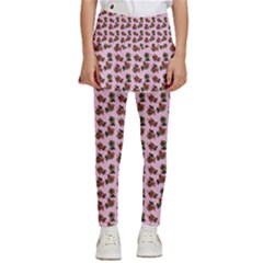 Cute Deer Pattern Pink Kids  Skirted Pants by snowwhitegirl