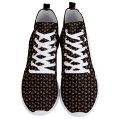 Cute Deer Pattern Black Men s Lightweight High Top Sneakers by snowwhitegirl