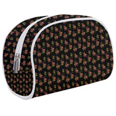 Cute Deer Pattern Black Make Up Case (medium) by snowwhitegirl