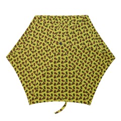 Cute Deer Pattern Yellow Mini Folding Umbrellas by snowwhitegirl