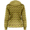 Cute Deer Pattern Yellow Women s Pullover Hoodie View2