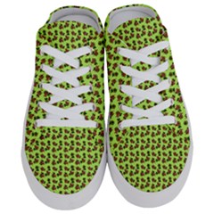 Cute Deer Pattern Green Half Slippers by snowwhitegirl