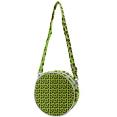 Cute Deer Pattern Green Crossbody Circle Bag by snowwhitegirl