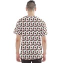 Cute Deer Pattern White Men s Sport Mesh Tee View2