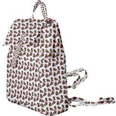 Cute Deer Pattern White Buckle Everyday Backpack by snowwhitegirl