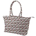 Cute Deer Pattern White Canvas Shoulder Bag View1