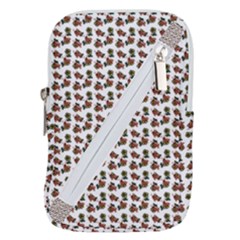 Cute Deer Pattern White Belt Pouch Bag (small) by snowwhitegirl