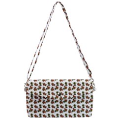 Cute Deer Pattern White Removable Strap Clutch Bag by snowwhitegirl