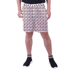 Cute Deer Pattern White Men s Pocket Shorts by snowwhitegirl