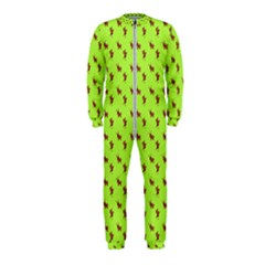 Kawaii Cute Deer Green Onepiece Jumpsuit (kids)