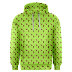 Kawaii Cute Deer Green Men s Overhead Hoodie