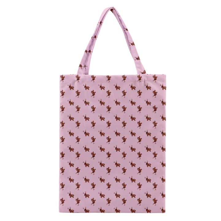 Kawaii Cute Deer Pink Classic Tote Bag