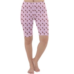 Kawaii Cute Deer Pink Cropped Leggings  by snowwhitegirl