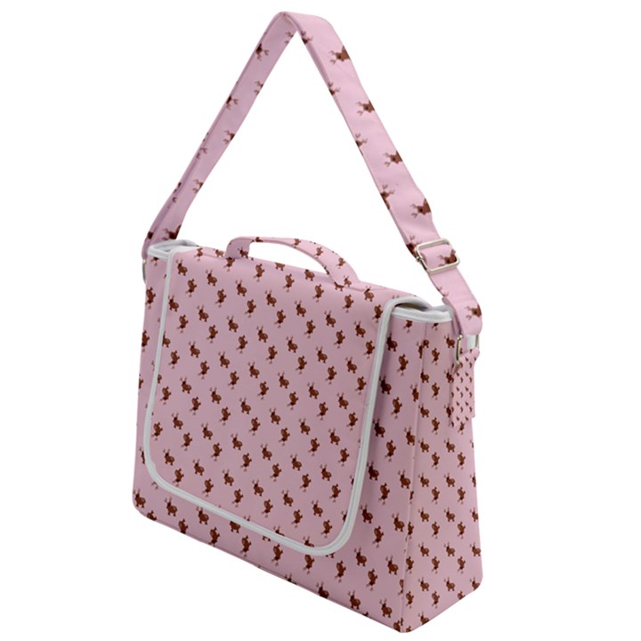 Kawaii Cute Deer Pink Box Up Messenger Bag