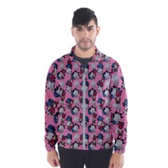 Vintage Floral And Goth Girl Men s Windbreaker