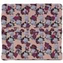 Vintage Floral And Goth Girl Peach Bg Back Support Cushion View4