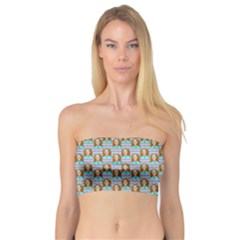 Girl Blue Bandeau Top by snowwhitegirl