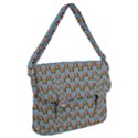 Girl Blue Buckle Messenger Bag View1