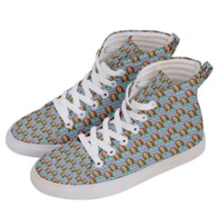 Girl Blue Women s Hi-top Skate Sneakers by snowwhitegirl