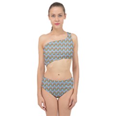 Girl Blue Spliced Up Two Piece Swimsuit by snowwhitegirl