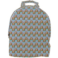 Girl Blue Mini Full Print Backpack by snowwhitegirl