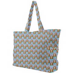 Girl Blue Simple Shoulder Bag by snowwhitegirl