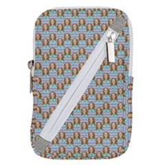 Girl Blue Belt Pouch Bag (large) by snowwhitegirl