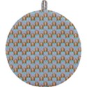 Girl Blue Round Trivet View1