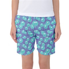 Blue Dandelions  Cute Plants Women s Basketball Shorts by SychEva