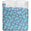 Blue Dandelions  Cute Plants Duvet Cover Double Side (California King Size) View2