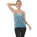 Blue Dandelions  Cute Plants Chiffon Cami View1