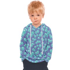 Blue Dandelions  Cute Plants Kids  Overhead Hoodie by SychEva