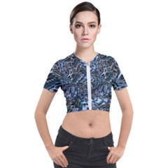 Touchy Short Sleeve Cropped Jacket by MRNStudios