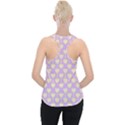 Yellow Hearts On A Light Purple Background Piece Up Tank Top View2