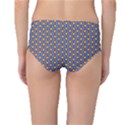 Yellow Circles On A Purple Background Mid-Waist Bikini Bottoms View2