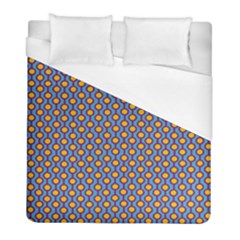 Yellow Circles On A Purple Background Duvet Cover (full/ Double Size) by SychEva