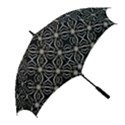 Futuristic Industrial Print Pattern Golf Umbrellas View2