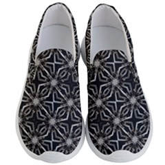 Futuristic Industrial Print Pattern Men s Lightweight Slip Ons