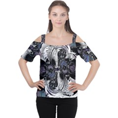 Twin Migraines Cutout Shoulder Tee