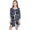 Twin Migraines Kids  Quarter Sleeve Skater Dress View1