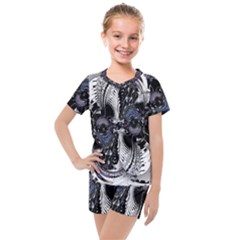 Twin Migraines Kids  Mesh Tee and Shorts Set