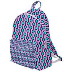 Blue Circles On Purple Background Geometric Ornament The Plain Backpack by SychEva