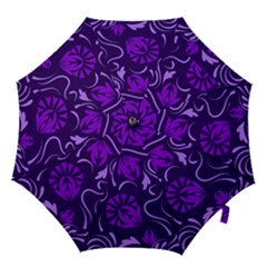 Folk Flowers Pattern Floral Surface Design Seamless Pattern Hook Handle Umbrellas (small) by Eskimos