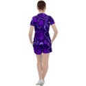 Folk flowers pattern Floral surface design Seamless pattern Women s Tee and Shorts Set View2