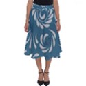 Folk flowers pattern Floral surface design Seamless pattern Perfect Length Midi Skirt View1