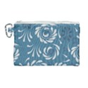 Folk flowers pattern Floral surface design Seamless pattern Canvas Cosmetic Bag (Large) View1