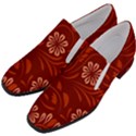 Folk flowers pattern Floral surface design Seamless pattern Women Slip On Heel Loafers View2