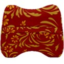 Folk flowers pattern Floral surface design Seamless pattern Velour Head Support Cushion View2